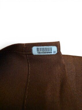 Rayon Brown Button Front